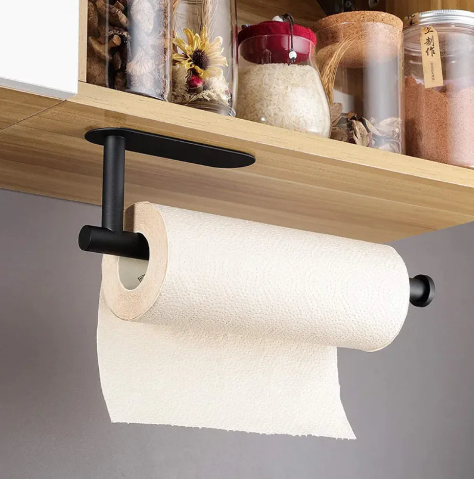SOPORTE DE PAPEL TOALLA NEGRO - ESTILO Y ORGANIZACION EN TU COCINA