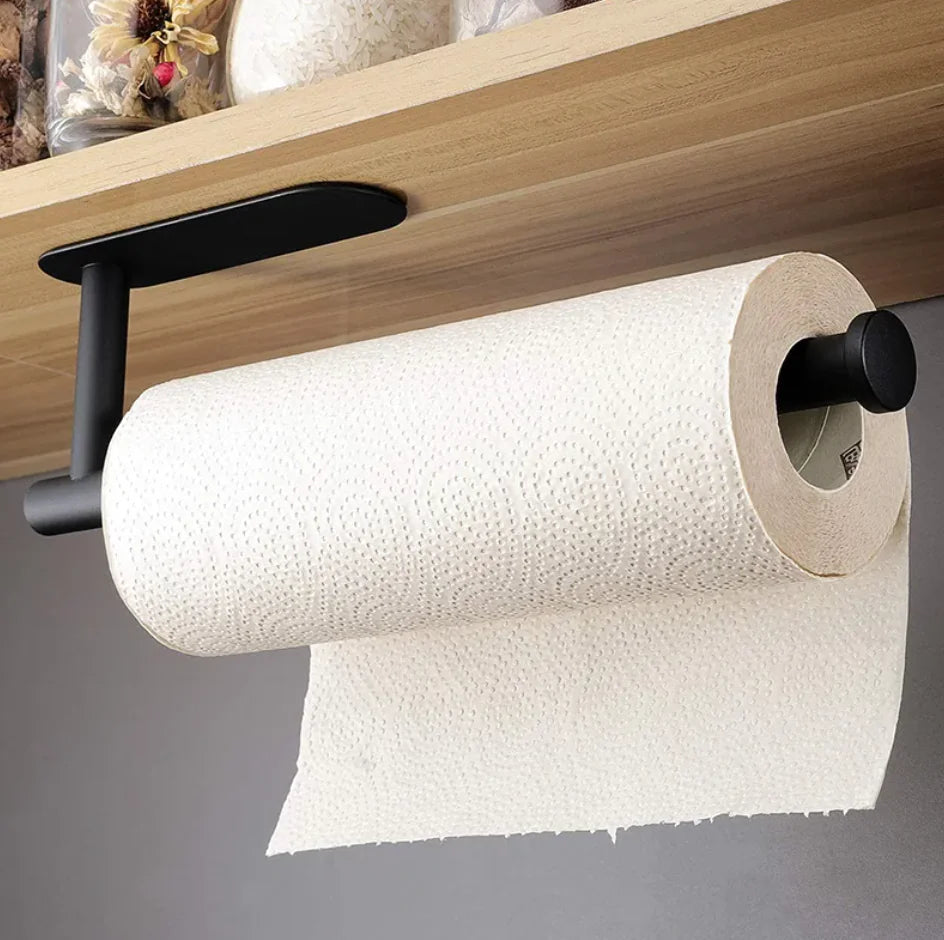 SOPORTE DE PAPEL TOALLA NEGRO - ESTILO Y ORGANIZACION EN TU COCINA